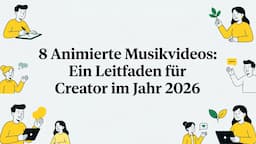 8 Animierte Musikvideos: Ein Leitfaden für Creator im Jahr 2026