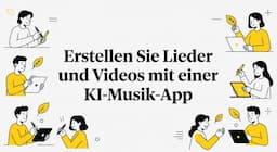 Erstellen Sie Lieder und Videos mit einer KI-Musik-App