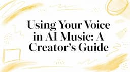 Using Your Voice in AI Music: A Creator's Guide