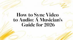 How to Sync Video to Audio: A Musician's Guide for 2026