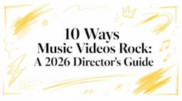 10 Ways Music Videos Rock: A 2026 Director's Guide