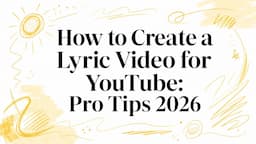 How to Create a Lyric Video for YouTube: Pro Tips 2026