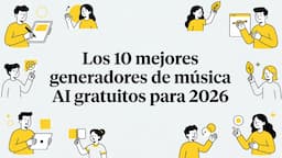 Los 10 mejores generadores de música AI gratuitos para 2026