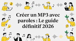 Créer un MP3 avec paroles : Le guide définitif 2026