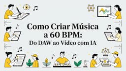 Como Criar Música a 60 BPM: Do DAW ao Vídeo com IA