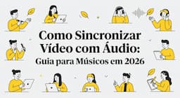 Como Sincronizar Vídeo com Áudio: Guia para Músicos em 2026