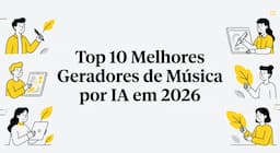 Top 10 Melhores Geradores de Música por IA em 2026
